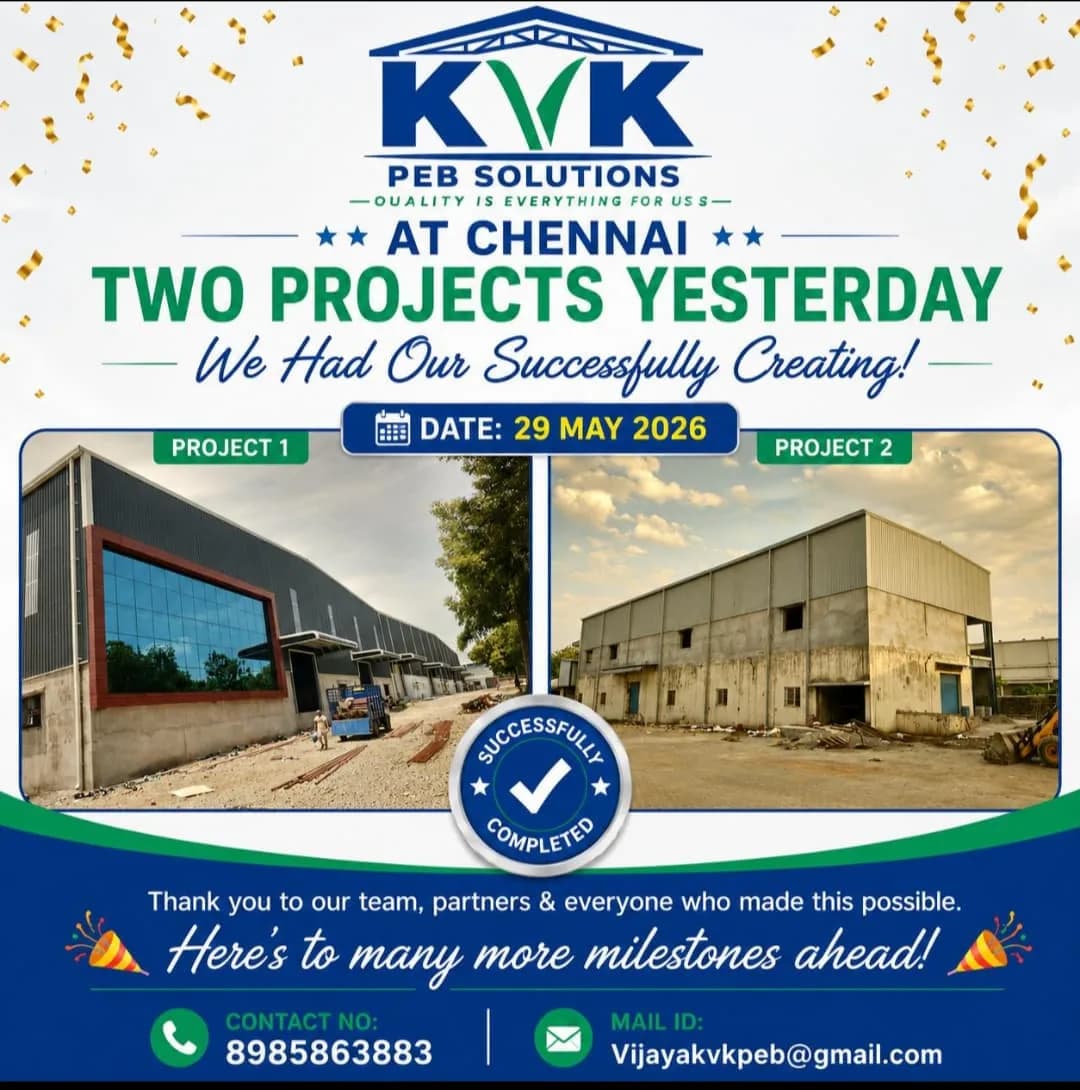 KVK PEB Solutions milestone announcement