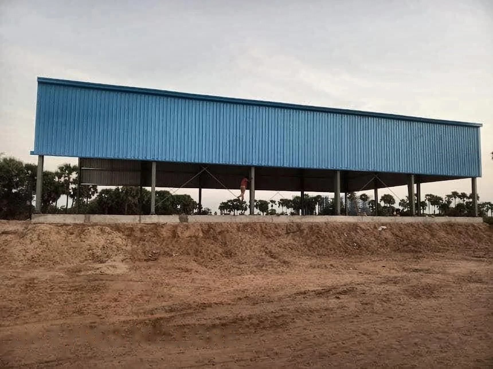 JK Tyres — steel building by KVK PEB Solutions in Nellore, Andhra Pradesh